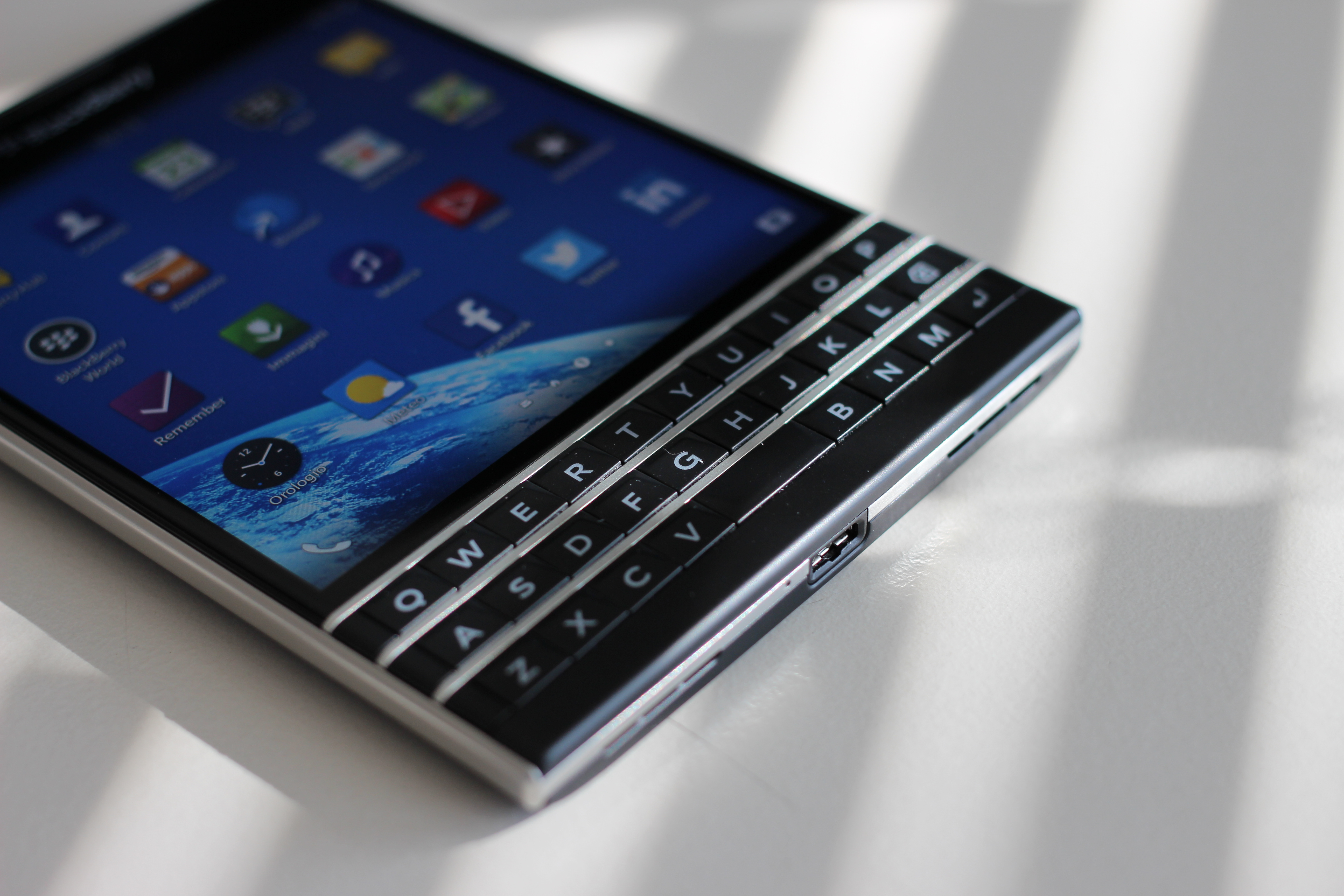 BlackBerry Passport front view
